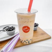  Thai Bubble Milk Tea 24oz  · Thai red Tea prepared with non dairy creamer. Upgrade to bursting bubble for an additional c...