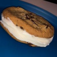 Cookie Sandwich  · Slightly chewy cookies with buttercream icing sandwiched in between. Your choice between cho...