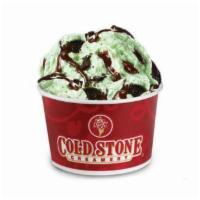 Cookie Mintster® · Mint ice cream with double the Oreo® cookies and fudge.