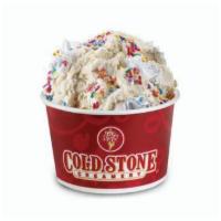 Somewhere Over The Rain-Dough™ · Classic cookie dough ice cream with frosting, rainbow sprinkles and sugar crystals.