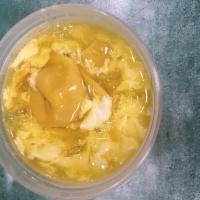 23. Wonton Egg Drop Mix Soup · Served with crispy noodle.