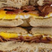 The BEC · Classic bacon, egg and cheese.