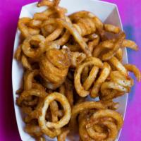 Curly Fries · Lightly-seasoned curly fries