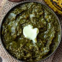 Sarson Ka Saag Special · Mustard greens cooked with ghee, herbs and spices.