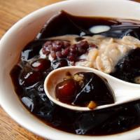 Herb Jelly 燒仙草 · Grass jelly is a refreshing dessert, added tapioca balls and mix sweet beans to bring up the...