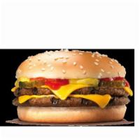 Double Cheeseburger · Burger comes with Lettuce, Tomato, Onion, Pickle, Mayo & Ketchup