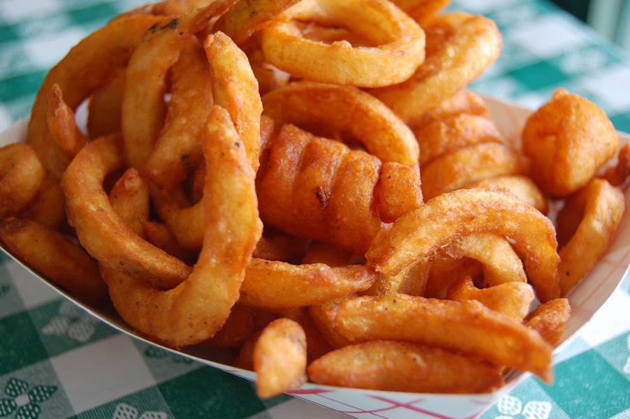 Curly Fries · Seasoned Curly Fries