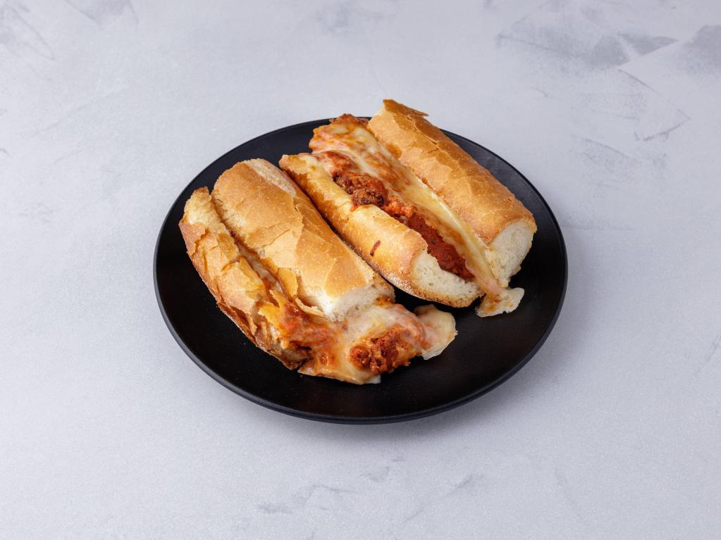 Chicken Parm Panini · A toasted sandwich often served on Italian bread with chicken covered in tomato sauce and cheese..