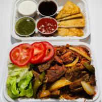 Combo Platter  · Served with chicken, lamb, rice, and  lettuce. Along with your choice of toppings and sauce.