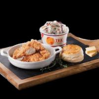Curry Seasoned Combo (3pc/5pc) · 3 pcs chicken tender, 1 biscuit, 1 side dish

Tender tender, chicken contender—as juicy as t...