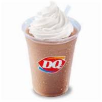Chocolate Malt · Chocolate syrup and malt blended with 1% milk and creamy Dairy Queen soft serve garnished wi...