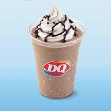 Mocha MooLatte Frozen Blended Coffee · Coffee and rich fudge blended with creamy Dairy Queen vanilla soft serve and ice, and garnished with whipped topping and chocolaty drizzle.
