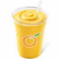Mango Pineapple Premium Fruit Smoothie · Sweet pineapple and mango blended with low-fat yogurt.
