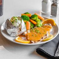 Triple Citrus Chicken · A tender chicken breast marinated in orange, lemon and lime juices, charbroiled to perfectio...