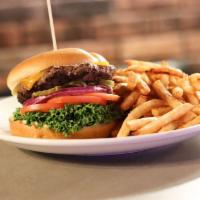 Cascade Burger · The classic with cheddar cheese, lettuce, tomatoes, onions, pickles and our signature sauce....