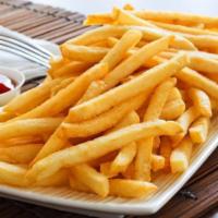Shoestring Fries · Lightly salted.