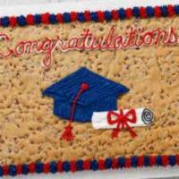 Full Sheet Cookie Cake · Require 4 hr. notice.Serves 40-45. Customize your own selections and message. Image is only ...