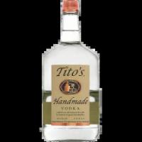 1.75 Liter Tito's, Vodka  · Must be 21 to purchase. 40.0% ABV.