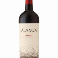 750 ml. Alamos Malbec Argentina, Red Wine  · Must be 21 to purchase. 13.5% ABV. Alamos Argentina Malbec is fruit forward and medium bodie...