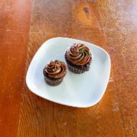 Chocolate with Chocolate Buttercream Cupcake · Rich and fudgy chocolate cake meets a fluffy chocolaty buttercream.