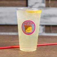 Fresh Squeezed Lemonade · 24 oz of Freshly squeezed lemons, water and sugar on ice.