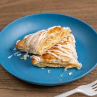 Turnovers · Flaky Apple or cherry turnovers. Heat and eat these delectable pastries drizzled with a suga...