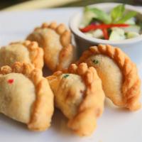 Curry Puff · Chicken or beef. Potato, onion and curry powder.