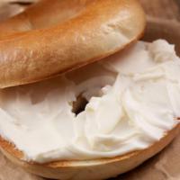 Plain Bagel With Cream Cheese  · 