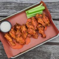 Wings with Bleu Cheese · 8 pieces.
