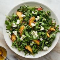 Fresh Goat Cheese with Baby Arugula Salad · This salad combines a classic blend of arugula, endive, and fresh goat cheese. The fresh goa...