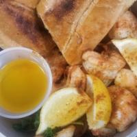 Peel & Eat Shrimp · 1 lb of Shrimp steamed w/our special house seasoning and served w garlic bread