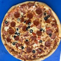 16” create your own pizza · 16” with any topping choice