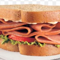 Beef Bologna Sandwich · 