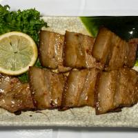 Chashu (7) · Braised pork belly in a sweet & savory sauce. 7 pieces. 