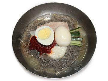 Bibim Naengmyeon · Spicy Cold Buckwheat noodles.