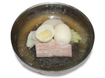 Mul Naengmyeon · Cold Buckwheat noodles.