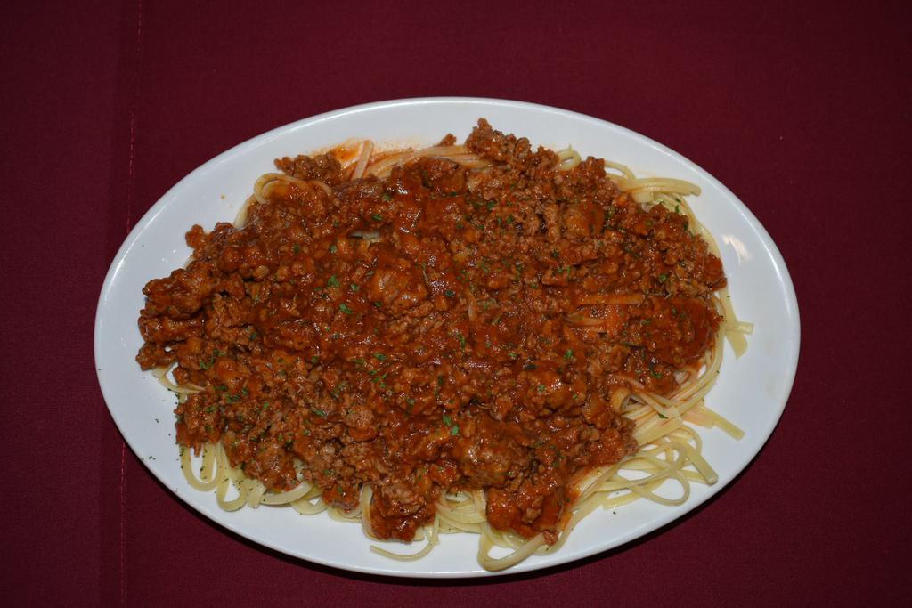 Choice of pasta, sauce and topping · Choice of meatball, homemade ground sausage, pepperoni, mushrooms or baked with mozzarella cheese. Served with side salad and bread.