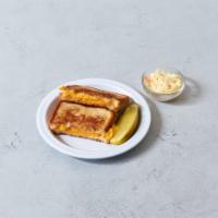 Grilled Cheese Sandwich · Choice of American, cheddar, Swiss, Muenster or mozzarella.