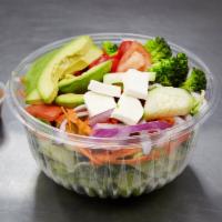 Create Your Own Salad Style 1 · Includes 1 main ingredient and 2 toppings.