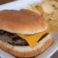Kid's Cheese Burger · 4 oz. beef burger served on a toasted bun with your choice of cheese.