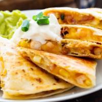 Quesadilla · All natural chicken, or Beef 