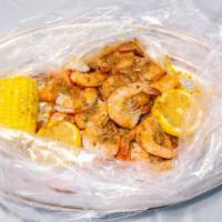 Shrimp (No Head) · Half pound seafood comes with one potato, whole pound comes with one potato and one corn