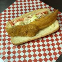 Fish Sub · Fried whiting, catfish, or tilapia (1) with tartar sauce, tomato, and lettuce.