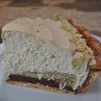 Espresso Almond Chocolate Pie · Slice