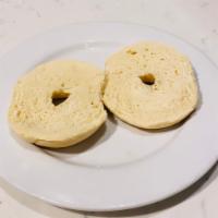 Bagel with NOTHING ON IT · Comes with choice of bagels. 