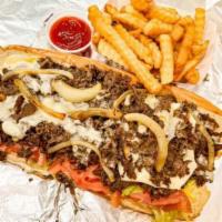 1. Philly Cheese Steak Sub Combo · 