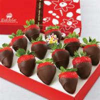 Chocolate Dipped Strawberry box - 12ct · To make our legendary chocolate dipped strawberries, we start with perfectly ripe strawberri...