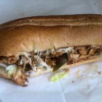 Mexican Border  · Mild Buffalo Chicken breast, pepper jack cheese, lettuce, tomato, jalapeno, onions and hot s...