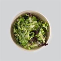 Mixed Greens · Mixed greens, parmesan, tomatoes, croutons and choice of dressing