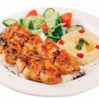 Chicken Tawook Sandwich · Cubes of chicken fillet marinated and grilled to perfection over mesquite coals and served w...
